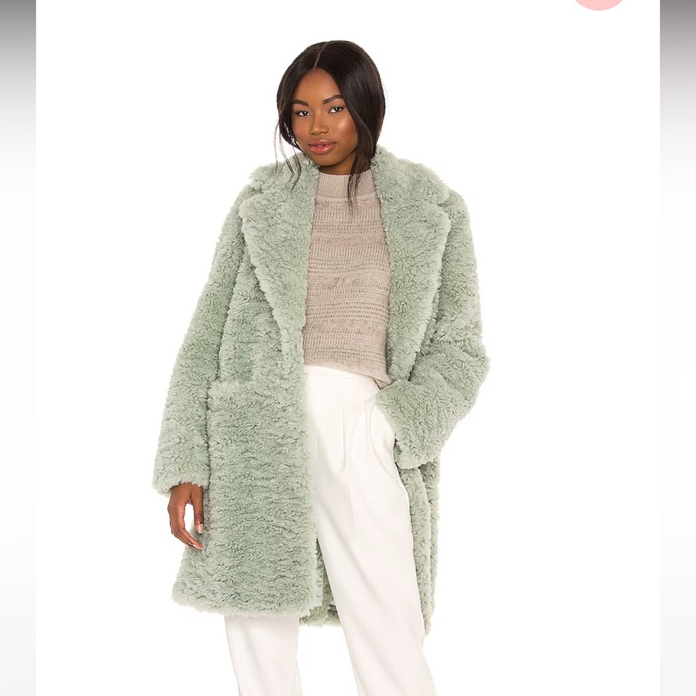 Song of Style Sage Green Coat